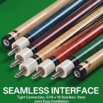 AKLOT 풀 스틱 58 42 캐나다 메이플 프로 당구 풀 큐 풀 스틱 가정용 풀 큐 스틱 당구장 게임용 풀 스틱 4 5 1 14온스 18 21온스 멀티