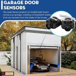 선형 차고 도어 센서 교체용 2팩 업그레이드 윈도우 센서 안전 센서와 호환 HAE00002 LSO50 LDO33 LDO50