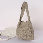 손뜨개가방 데일리 메신저백 여자 니트 쇼퍼백 가방