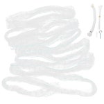 아바오담 1세트 반려동물용 고양이 발코니 망 내구성 가을 울타리 긁힘 방지 유연한 메쉬 장벽으로 창문 안전에 다용도로