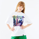 고스트리퍼블릭 컬러풀 서핑 오버핏 반팔 티셔츠 JT-J3157