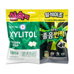 자일리톨 일석이조 리필팩 231g 6개 1통 대용량 입가심 캔디