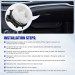 2010년형 2011년형 팬 AC 히터 송풍기 모터 2012 포드 퓨전 링컨 MKZ 머큐리 밀라노 HVAC 교체 700270