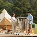 다용도 멀티 오각형 이동식 행거