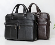 블루캣츠 7619 블루마운트 캐주얼 소가죽 남성 서류가방