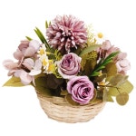 복지센터 시니어 단체미술 만들기수업 조화 꽃꽃이체험 창의성