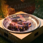 캠딕 일회용 숯불구이 키트 바베큐 그릴 캠핑용 화로 직화구이 3개 315 x 315 3세트