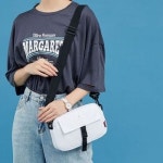 콩심팥심 남성 여성용 남성용 미니 크로스백 남여공용 남