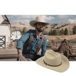 양모 카우보이모자 델라스 미국 정통 촬영 서부 시
