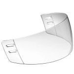 하키 헬멧 투명 김서림 방지 바이저 긁힘 마스크 PC 하프 실드 청소년 클래식 스포츠 액세서리