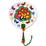 만들기대장 만들기 꽃 민화 원형부채 만들기