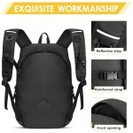 남성용 IMAGOA 오토바이 백팩 반사형 노트북 포켓이 방수 헬멧 여행용 일상 대형 가방