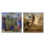 그림액자 아트-084 산치오 라파엘로 3점 유화그림 명화그림 대형액자 인테리어액자 인테리어그림 B