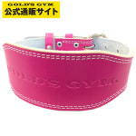 골드짐 EX 가죽 트레이닝 벨트 여성용 G3325