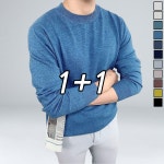 1 1 남성 캐시미어 인생 오버핏 라운드 니트 315-2 L