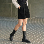 더아이잗 더아이잗 코듀로이 원턱 하프 팬츠 IPAP0SL601