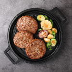 미식식탁 국내산 한돈 프리미엄 매운고추 수제 청춘떡갈비 1kg 100gx10개