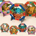 우드시어터 만들기 전통 민화 그림 액자 팬시우드 나무공예