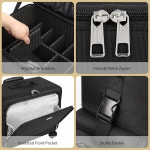 탄토 롤링 메이크업 백 전문 아티스트 4 in 1 케이스 휠 화장품 정리함 360 회전 휠과 조절 가능한 칸막이가 초대형 미용 02-Large 2 in 1