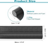 uxcell 37 도어 드래프트 스토퍼 차단기 아래 접착식 방음 하단 씰 하단용 웨더 스트리핑 스윕