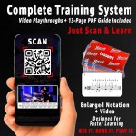 초급 중급 드러머용 리듬 비디오 코딩 스틱 컨트롤 플레이스루 시스템 플래시카드 연습 컬러 포함된 드럼 비트가