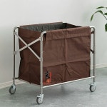 호텔 접이식 카트 객실 이불 타올 수거함 수건 모텔 베지터블백