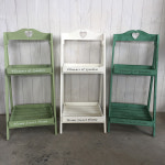 UNKNOWN 사다리형 화분 받침대 엔틱선반 진열대 다육이 진열대 스카이