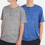 킹스레이디 남성용 헨리넥 티셔츠 103 115