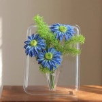 아크릴 액자 화병 1 1 인테리어 투명 꽃병 오브제 꽃거치대