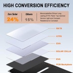 존카시온 40W 휴대용 태양광 패널 DC5 5 USB-C USB-A 포트가 장착된 미니 폴더블 발전소 휴대폰 내구성 코팅이 된 파워 뱅크 캠핑 하이킹... 