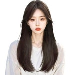 정수리 똑딱이 가발 여성 볼륨업 인모 부분가발