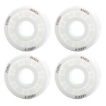 4PCS 608 ZrO2 지르코니아 풀 세라믹 베어링 볼
