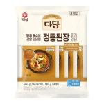 CJ제일제당 CJ 다담 정통된장찌개양념 140g x 4