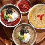 40년 강릉맛집 동해막국수 물막국수 4팩 비빔막국수 4팩 명태식해 2팩