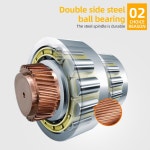 개폐식 호스 릴 82피트 벽걸이형 릴 180도 회전 브래킷 자동 되감기 보관