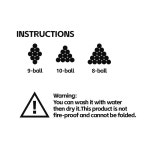 스콧 에드워드 6 9 12PCS 풀 매직 볼 랙 당구 홀더 시트 8 9 10 콤보 팩 스누커용 프로 삼각 큐 액세서리 6pcs-black