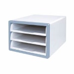 오픈형 서류정리함 3단 민트 문서 보관함 사무용 파일함