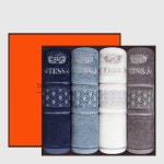 송월타올 송월 송월타올 30수 답례품 수건 4매 선물 세트 카운테스마라 더블다이아