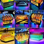 LED아이스버킷 맥주 샴페인 바스켓 컬러 LED 파티 조명 와인