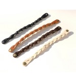 가죽공예 DIY 꽈배기 가죽팔찌 만들기 세트 L 1개