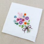 마미쏘잉 프랑스자수 패키지 들꽃 손수건 7가지 공방 수업 교재 전제품