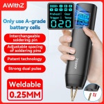 Awithz 휴대용 배터리 스폿 용접기 DIY 미니 소형 18650 팩 니켈 스트립 벨트 도구