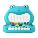 캐스비 캐스비 맑은소리 개구리 팝핑볼 피아노 완구 23 5 X 28 5 X 19 5 CM 4개