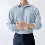 다잇템 남성 롱슬리브 마원단 남방 무지컬러 남방 22460215 588872