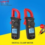 UNI 자동 범위 600A 방지 600V AC 클램프 미터 전기 RMS 400A 화상 plus gift UT200A