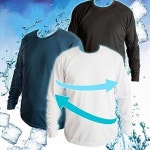 쿨론 쿨롱 원사 기능성 골지 민소매 단체복 남성 쿨론긴팔티 등산