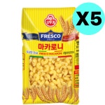 오뚜기 프레스코 마카로니 5개 캠핑 맥앤치즈 파스타