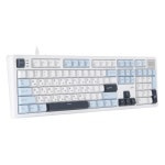 지클릭커 지클릭커 파도프로젝트 SPK107 8K 제주스위치 풀윤활 기계식 키보드 머큐리 핑크