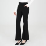 모이르벨라 여성용 로헤 밴딩 스판 부츠컷 팬츠 롱 L P24FW2-A0753