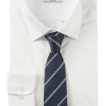 레노마 핀스트라이프 두줄 중슬림 넥타이 VOSTR0001
